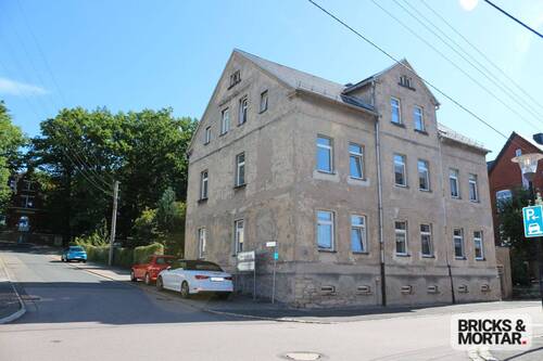 Ansicht von der Straße - +++Mehrfamilienhaus in toller Lage in Reinsdorf bei Zwickau!+++