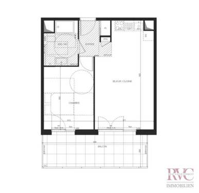 Bild 4 - Etagenwohnung mit 39,00 m&sup2; in Saint-Laurent-du-Var zum Kaufen