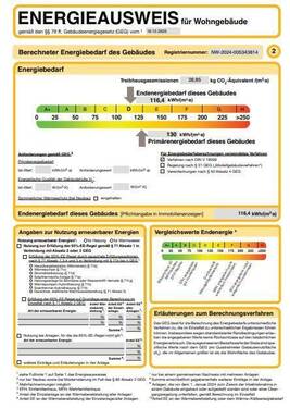 Energieausweis - 