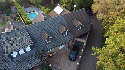 Luftaufnahme - Doppelhaushälfte mit 234,00 m&sup2; in Münster zum Kaufen