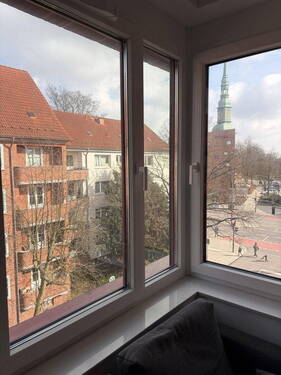 Sicht vom Zimmer 1 - Exklusive Neubauwohnung in Altona-Altstadt