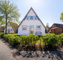 Ferienhaus mit überdachter Terrasse und Kaminofen - Wurster Nordseeküste Neufeld