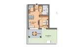 Grundriss Whg. 01 - 