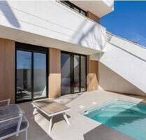 Exklusive Gartenwohnung mit privatem Pool - San Javier