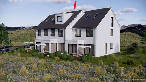 Rückansicht - 4 Zimmer Reihenmittelhaus zur Miete in Breckerfeld