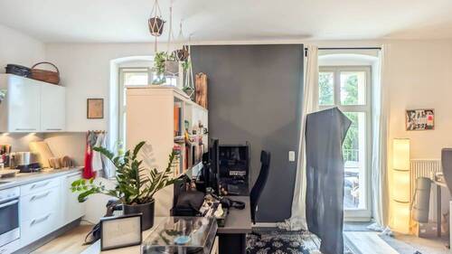 Wohnzimmer-8.jpg - 2 Zimmer Etagenwohnung zum Kaufen in Potsdam