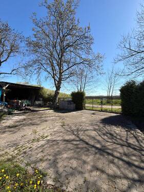 Einfahrt mit Carport - 