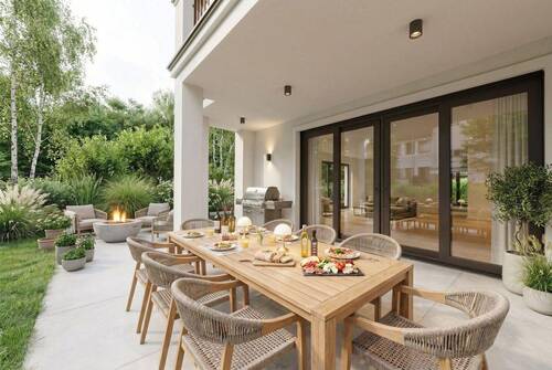 Elegante Neubau-Villenhälfte - Komfortable Wohlfühloase Erstbezug - fertiggestellt !