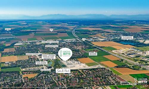 Luftbild - Etagenwohnung mit 95,30 m&sup2; in Kirchheim b. München zum Kaufen