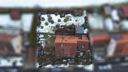 Vogelperspektive - 7 Zimmer Einfamilienhaus zum Kaufen in Wipfeld