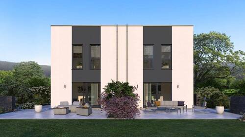 Ansicht Garten - 4 Zimmer Doppelhaushälfte zum Kaufen in Völklingen