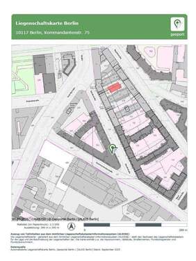 Liegenschaftskarte - 