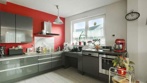 Küche - 3 Zimmer Etagenwohnung in Bergheim