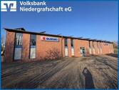 Seitliche Ansicht - Großzügige Halle mit Ausstellungsraum und Werkstatt