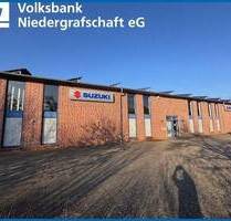 Großzügige Halle mit Ausstellungsraum und Werkstatt - Nordhorn