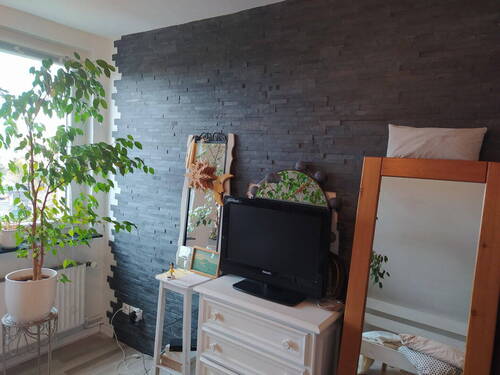 Schieferwand Zimmer hinten - 