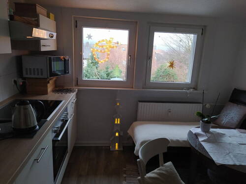 Küche mit Deisterblick - 2 Zimmer Etagenwohnung zum Kaufen in Bredenbeck