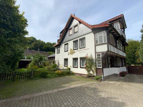 Seiten- und Vorderansicht - Mehrfamilienhaus, Wohnhaus mit 200,00 m² in Schwarzburg zum Kaufen