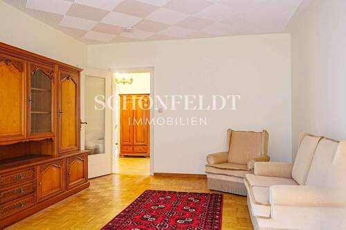 Wohnzimmer - 3 Zimmer Etagenwohnung zum Kaufen in Hamburg