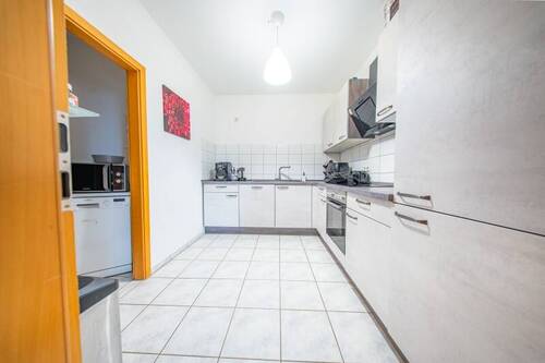 Blick in die Küche - 