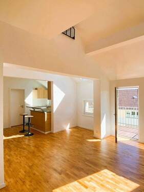 Austritt auf den Balkon - 