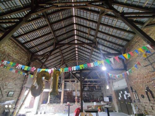 Dachansicht innen Scheune - 