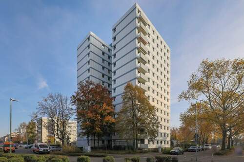 Südwest-Ansicht - 2 Zimmer Etagenwohnung zum Kaufen in Karlsruhe / Südstadt