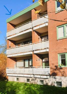 Ansicht Balkone.jpg - Schöne 2 Zimmer Eigentumswohnung