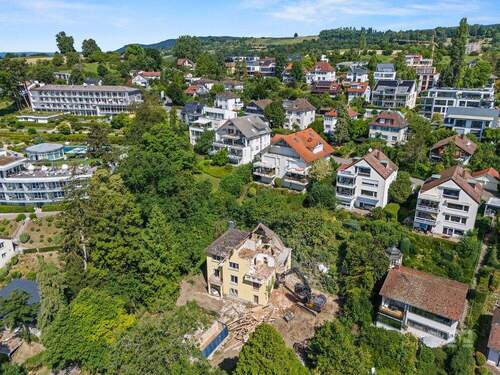 Drohnenflug - Bauphase aktuell - 3 Zimmer Etagenwohnung in Überlingen