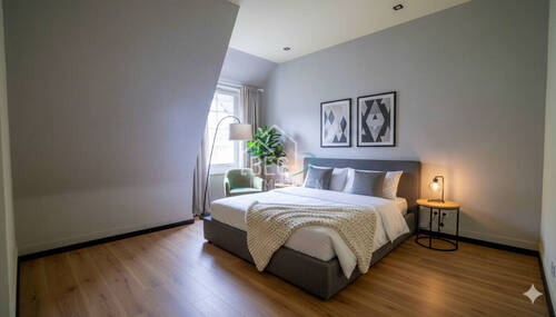 virtuell möbliertes Schlafzimmer - 