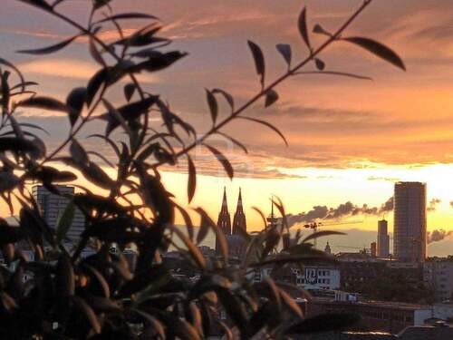 Sonnenuntergang mit Domblick - 