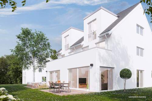 Ansicht - 6 Zimmer Doppelhaushälfte zum Kaufen in Stuttgart / Möhringen