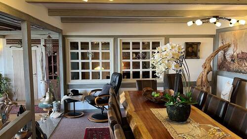 Empore mit Weitblick oberhalb des Wohnzimmers - 