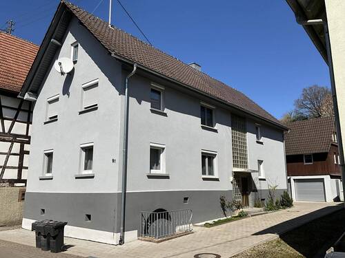 Hausansicht - Schönes Zweifamilienwohnhaus in sonniger Lage von Hohberg-Hofweier