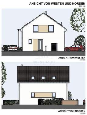 Ansicht von Norden und Westen - 