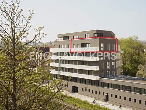 Südansicht - 4 Zimmer Etagenwohnung zum Kaufen in Tübingen