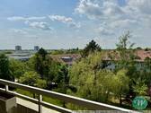 Blick vom Süd-West-Balkon - Etagenwohnung mit 86,50 m&sup2; in Berlin zum Kaufen