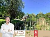 Titelbild - Waldrandglück mit Quelle, Teich & Gästehaus - ein Anwesen mit Seltenheitswert