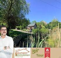Waldrandglück mit Quelle, Teich & Gästehaus - ein Anwesen mit Seltenheitswert - Borod