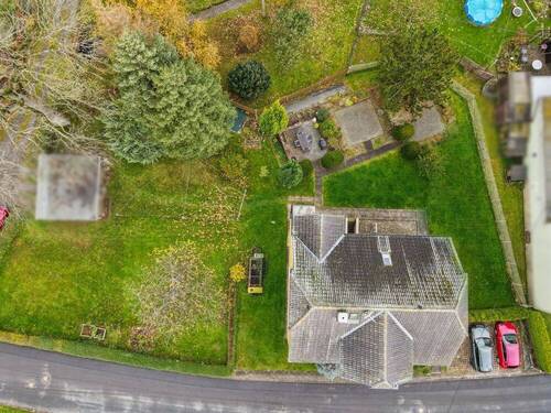 Drohnenansicht Grundstück - 