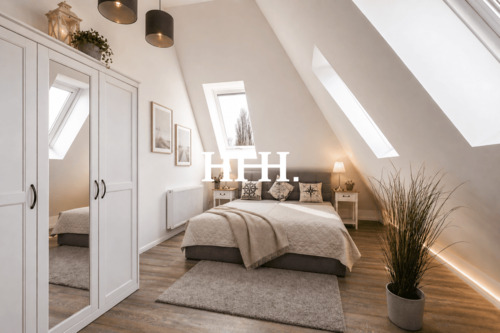Schlafzimmer - Sonne, Strand & Einnahmen: Dachgeschosswohnung mit genehmigter Ferienvermietung