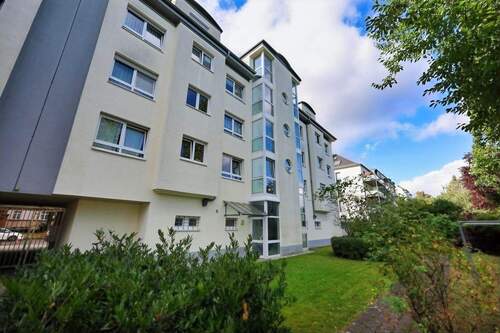 Haus Rückansicht - Etagenwohnung mit 38,60 m&sup2; in Leipzig zum Kaufen