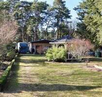 AB SOFORT - Baugrundstück mit hochwertigem Sommerhaus und Nebengelass in Wandlitz - Teilbar