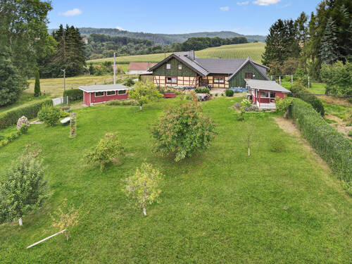 Drohnenansicht Grundstück a - Grundstück zum Kaufen in Sebnitz