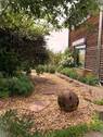 Blick vom Eingang id Garten - 