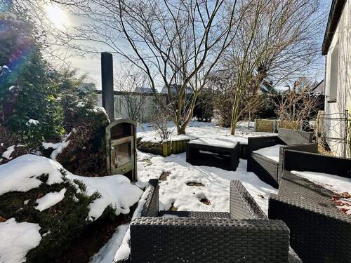 Terrasse mit Kamin - 