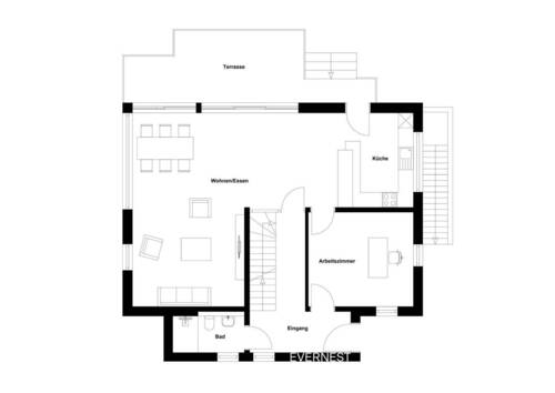 Erdgeschoss - 5 Zimmer Einfamilienhaus zum Kaufen in Bielefeld