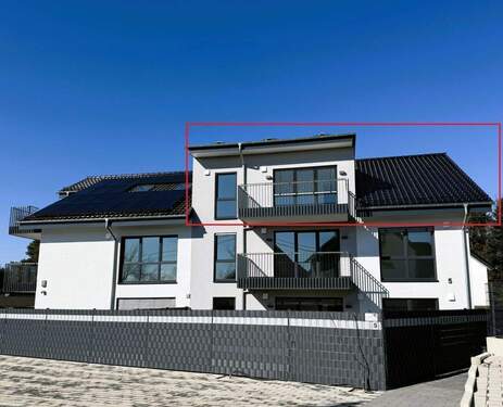 Außenansicht Wohnung 5 - Exklusives Wohnen im Erstbezug: 104,6 m² Neubau-Dreizimmerwohnung mit Aufzug, Balkon und Stellplatz