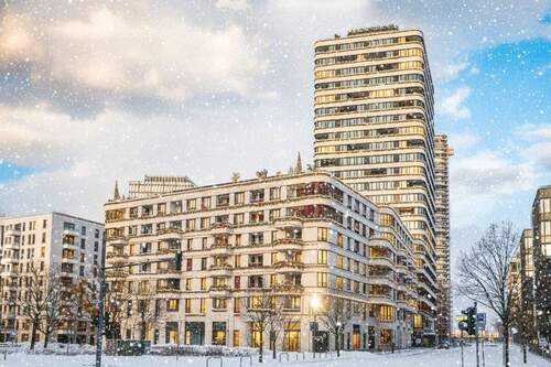 Winterstimmung in Friedrichshain - Schmuckes Wohnnest auf der 10. Etage mit Loggia und Weitblick