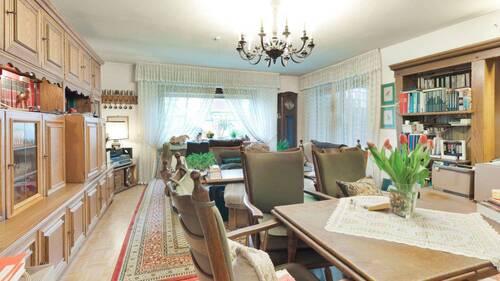 Wohnen/Essen - 3 Zimmer Terrassenwohnung zum Kaufen in Bad Pyrmont